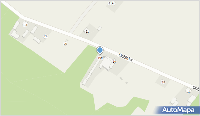 Dobków, Dobków, 19d, mapa Dobków