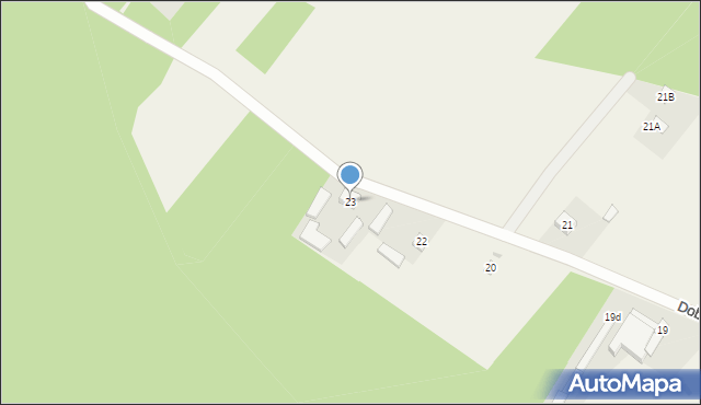 Dobków, Dobków, 23, mapa Dobków