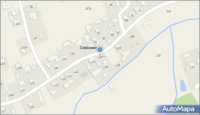 Dobkowice, Dobkowice, 124, mapa Dobkowice