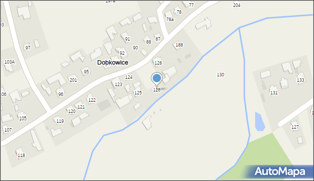 Dobkowice, Dobkowice, 126, mapa Dobkowice