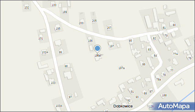 Dobkowice, Dobkowice, 196a, mapa Dobkowice