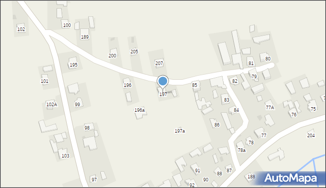 Dobkowice, Dobkowice, 197, mapa Dobkowice