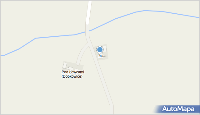 Dobkowice, Dobkowice, 209, mapa Dobkowice