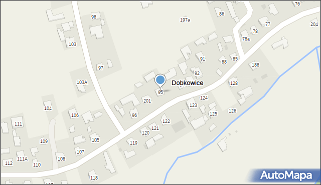 Dobkowice, Dobkowice, 95, mapa Dobkowice