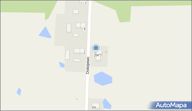 Dobojewo, Dobojewo, 20A, mapa Dobojewo