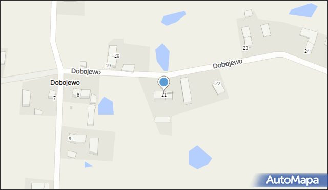 Dobojewo, Dobojewo, 21, mapa Dobojewo