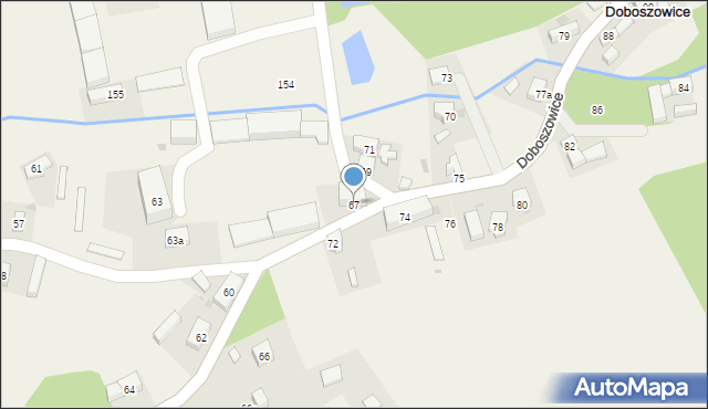 Doboszowice, Doboszowice, 67, mapa Doboszowice