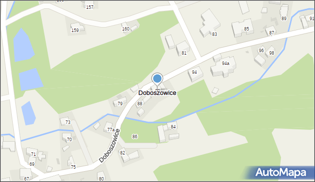 Doboszowice, Doboszowice, 90, mapa Doboszowice