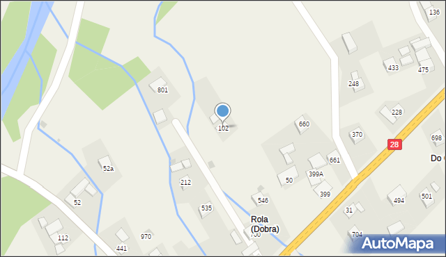 Dobra, Dobra, 102, mapa Dobra
