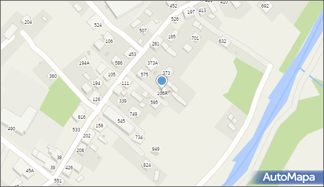 Dobra, Dobra, 106A, mapa Dobra