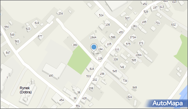 Dobra, Dobra, 126A, mapa Dobra