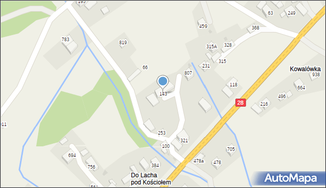 Dobra, Dobra, 143, mapa Dobra