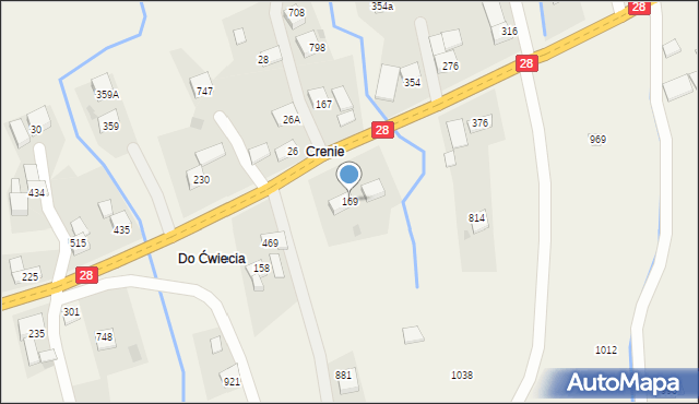 Dobra, Dobra, 169, mapa Dobra