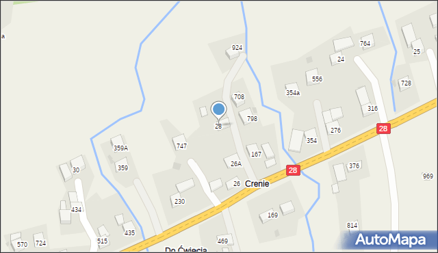 Dobra, Dobra, 28, mapa Dobra