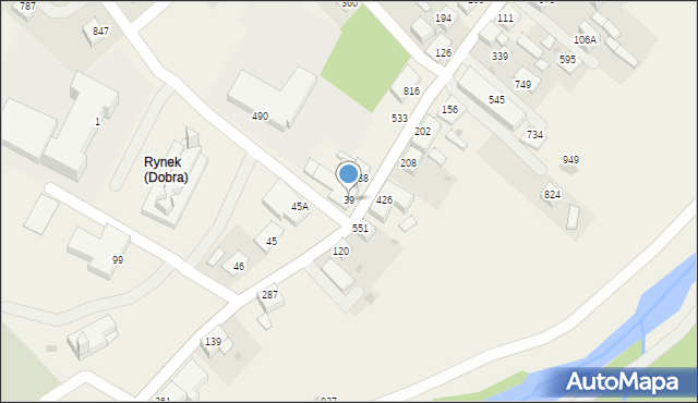 Dobra, Dobra, 39, mapa Dobra