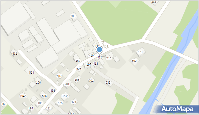 Dobra, Dobra, 411, mapa Dobra