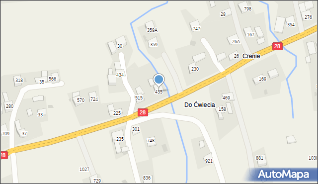 Dobra, Dobra, 435, mapa Dobra