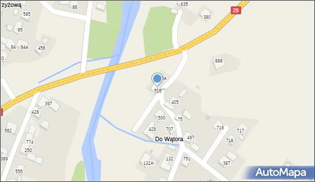 Dobra, Dobra, 516, mapa Dobra