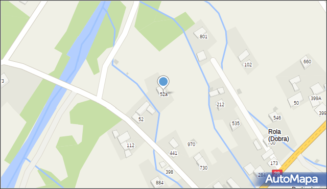 Dobra, Dobra, 52a, mapa Dobra