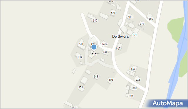 Dobra, Dobra, 715, mapa Dobra