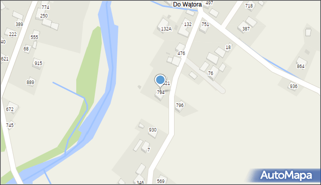 Dobra, Dobra, 794, mapa Dobra