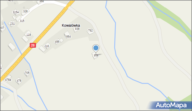 Dobra, Dobra, 958, mapa Dobra