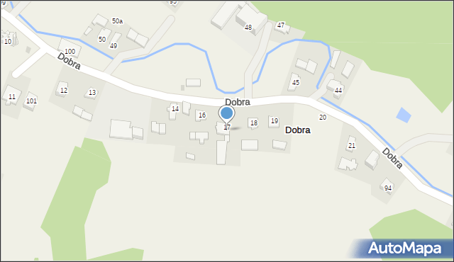 Dobra, Dobra, 17a, mapa Dobra