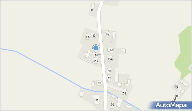 Dobra, Dobra, 90, mapa Dobra