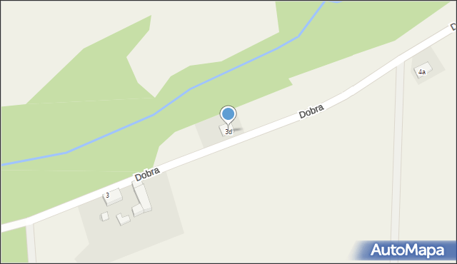 Dobra, Dobra, 3d, mapa Dobra
