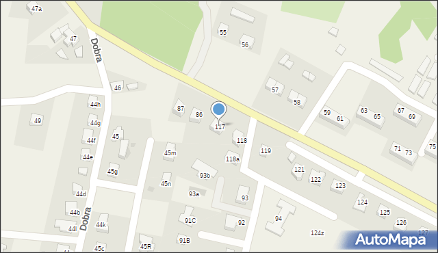 Dobra, Dobra, 117, mapa Dobra