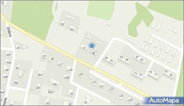 Dobra, Dobra, 58a, mapa Dobra