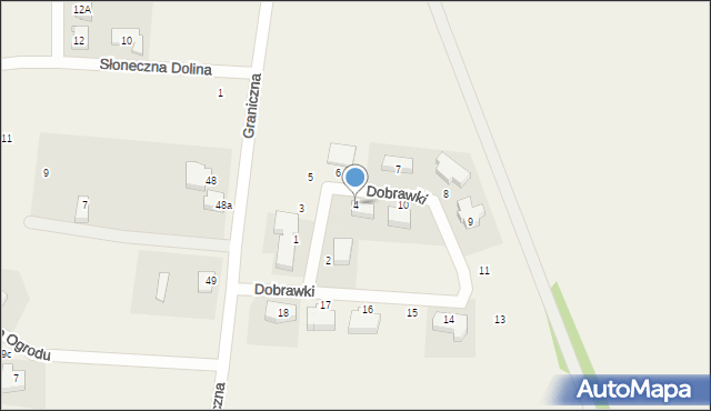 Dobra, Dobrawki, 4, mapa Dobra