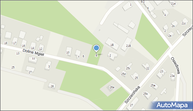 Dobra, Dolina Mgieł, 4, mapa Dobra