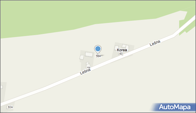 Dobra-Kolonia, Dobra-Kolonia, 58A, mapa Dobra-Kolonia