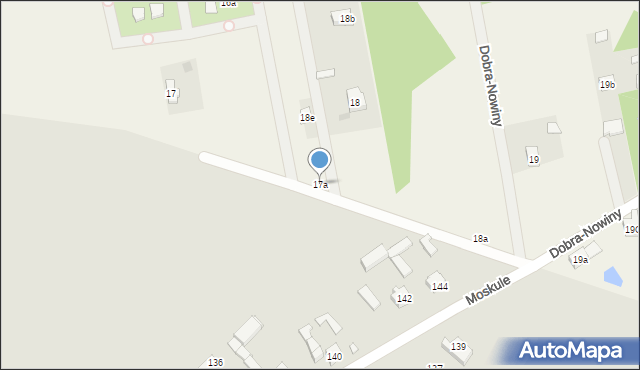 Dobra-Nowiny, Dobra-Nowiny, 17a, mapa Dobra-Nowiny