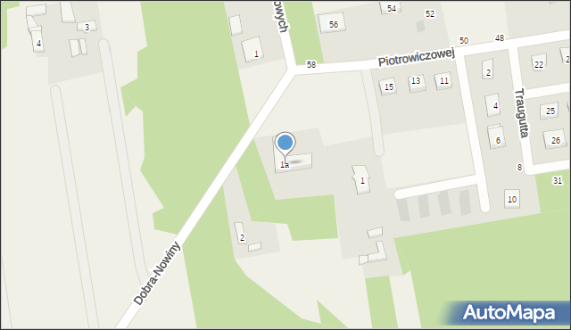 Dobra-Nowiny, Dobra-Nowiny, 1a, mapa Dobra-Nowiny