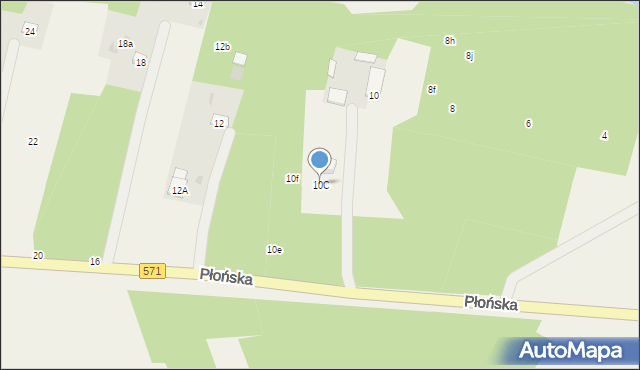 Dobra Wola, Dobra Wola, 10C, mapa Dobra Wola