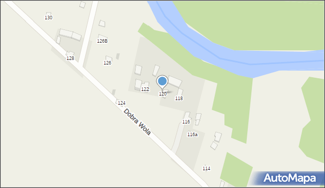Dobra Wola, Dobra Wola, 120, mapa Dobra Wola