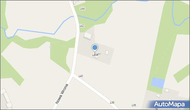 Dobra Wola, Dobra Wola, 140A, mapa Dobra Wola