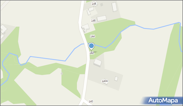 Dobra Wola, Dobra Wola, 142, mapa Dobra Wola