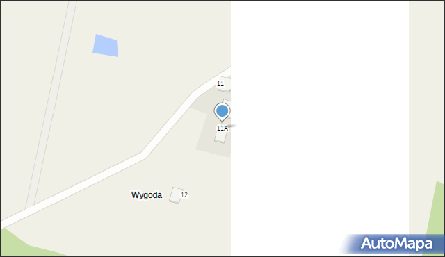 Dobra Wola, Dobra Wola, 11A, mapa Dobra Wola