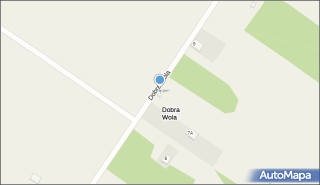 Dobra Wola, Dobra Wola, 7, mapa Dobra Wola