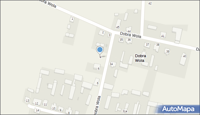 Dobra Wola, Dobra Wola, 4, mapa Dobra Wola