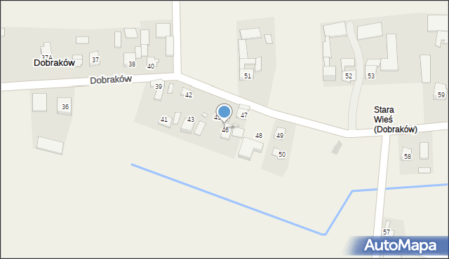 Dobraków, Dobraków, 46, mapa Dobraków
