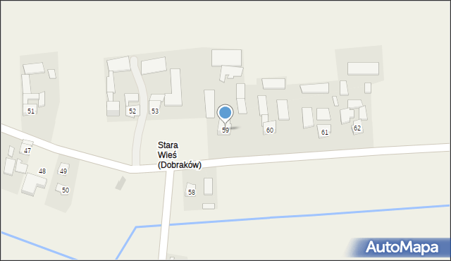 Dobraków, Dobraków, 59, mapa Dobraków