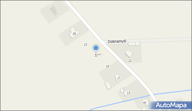 Dobramyśl, Dobramyśl, 21, mapa Dobramyśl