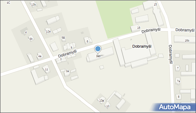 Dobramyśl, Dobramyśl, 3ab, mapa Dobramyśl