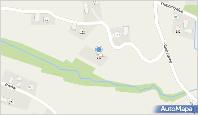 Dobranowice, Dobranowice, 131, mapa Dobranowice