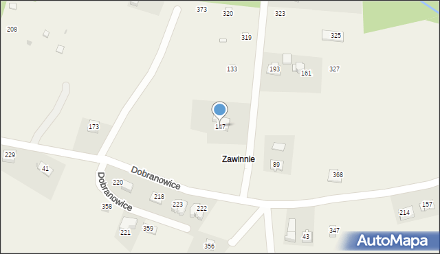 Dobranowice, Dobranowice, 147, mapa Dobranowice