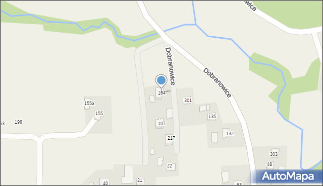 Dobranowice, Dobranowice, 164, mapa Dobranowice